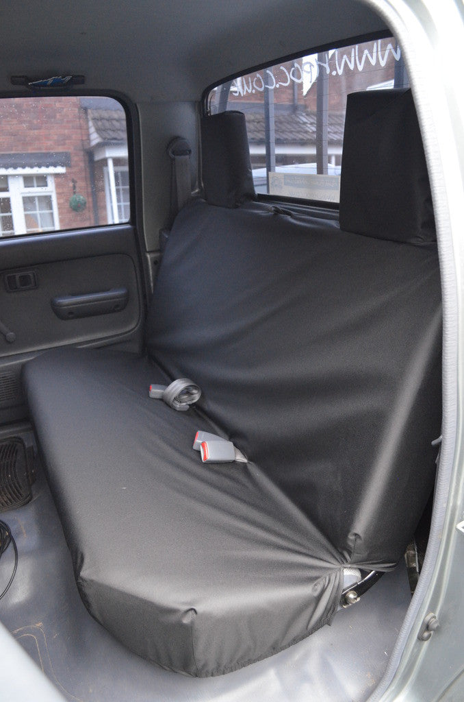 Toyota Hilux 2002 - 2005 Seat Covers Rear Seat Covers / Black Turtle Covers Ltd