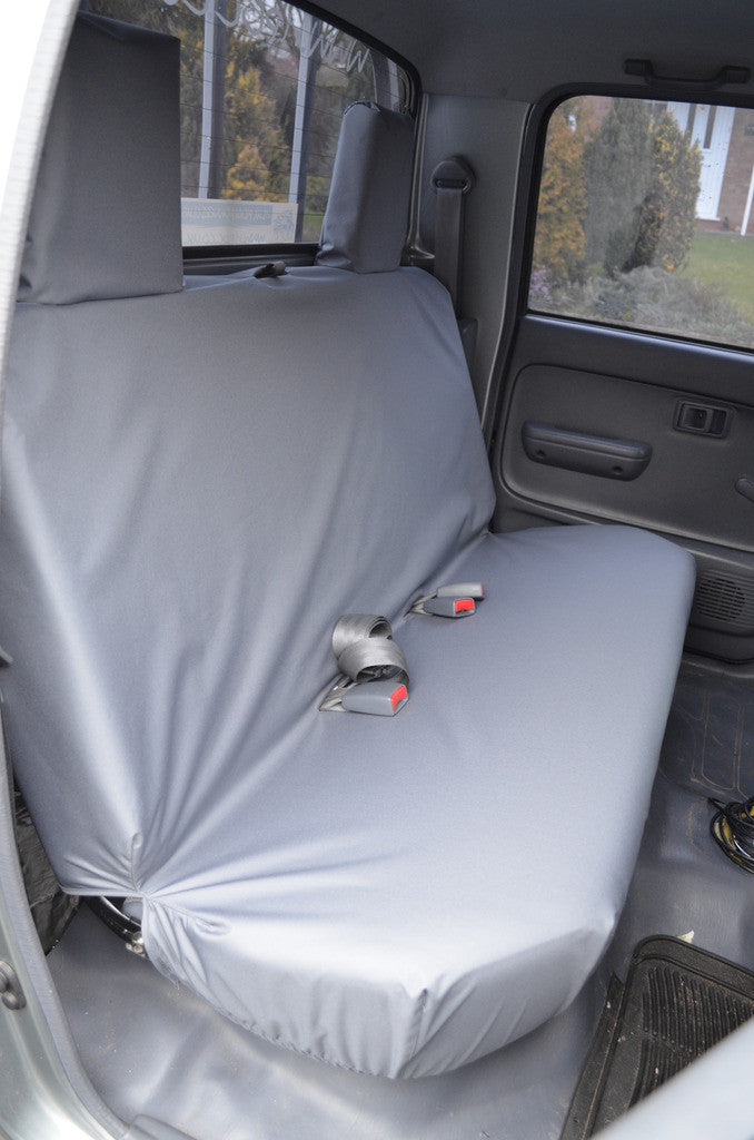 Toyota Hilux 2002 - 2005 Seat Covers Rear Seat Covers / Grey Turtle Covers Ltd