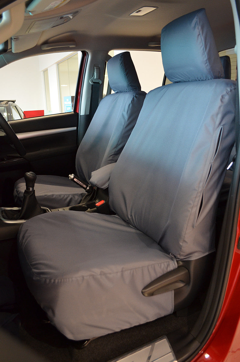 Toyota Hilux Active 2016+ Tailored Seat Covers  Turtle Covers Ltd
