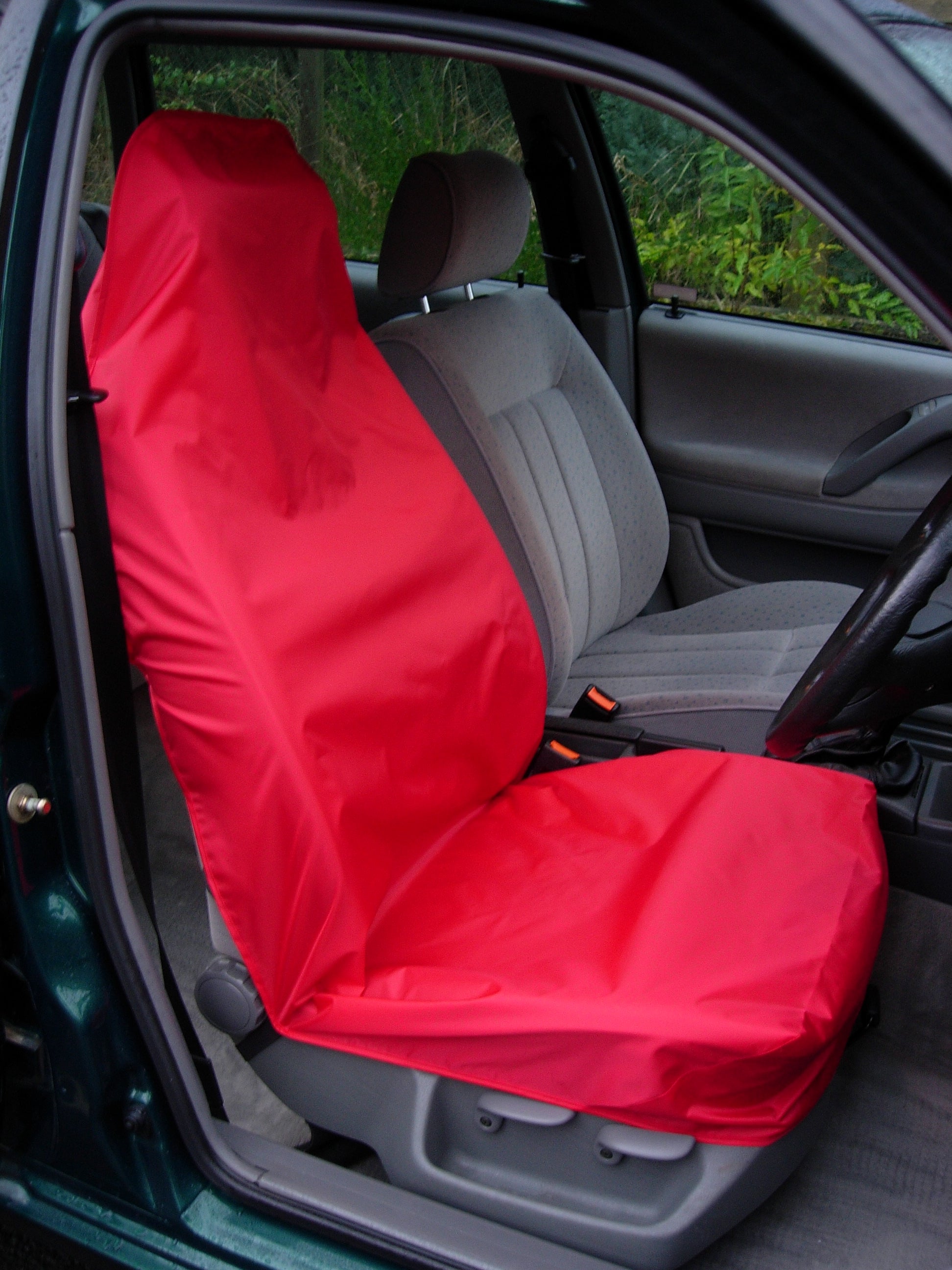 Universal Car &amp; Van Seat Cover Red / Single Turtle Covers Ltd