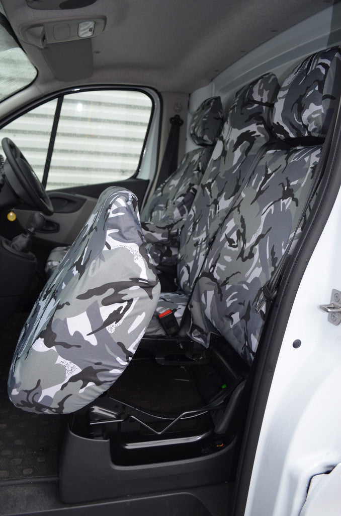 Vauxhall Vivaro 2014 - 2019 Tailored Front Seat Covers  Turtle Covers Ltd